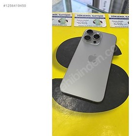 Resim Apple iPhone 15 Pro Max İkinci El YD | 256 GB | Natürel Titanyum 
