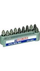 Resim Izeltaş 4825000002 Pozidriv Yildiz Uçlu Bitsler, Gri, 25MM 