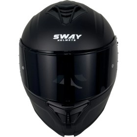 Resim SWAY SW 867 Matt Black Full Face Kask 