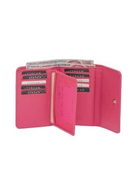 Resim Tergan Pembe Deri Kadın Cüzdan - S1cb00005788-h68 Pembe 