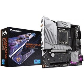 Resim Gigabyte B760M Aorus Elite AX Wifi 6E DDR5 HDMI DP PCLE 16X V 5.0 Anakart 