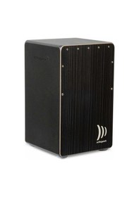 Resim Schlagwerk Cp91 Cajon Rudiments Hard Coal Stripes Large Black 