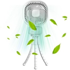 Resim Bebek Led Ekran Için Esnek Tripod Klipsli Bebek Arabası 8764 Beyaz 