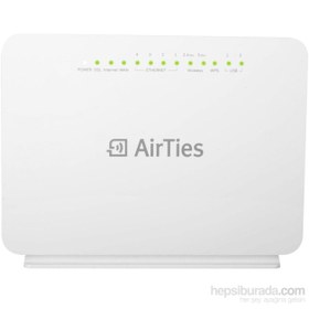 Resim Airties Air 5760 4 port 1600 Mbps ADSL2+/VDSL Fiber Destekli Kablosuz Modem Router 