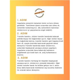 Resim Ayna Dekorasyon Sticker- Gülümsee :) 40CMX6CM 