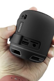 Resim Powewray C4 Taşınabilir Sese Duyarlı Led Işıklı Bluetooth Hoparlör Ses Bombası 