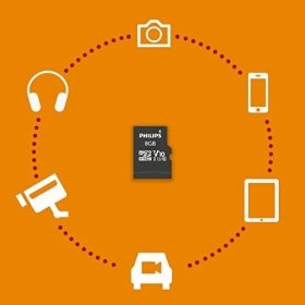 Resim Esmo Home FM08MP45B/10 Sınıf 10 Micro Sd 8 GB Hafıza Kartı Adaptörü 