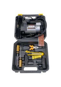 Resim 12v Lastik Şişirme Hava Kompresörü Metal Pistonlu 150 Psi Tamir Kitli 