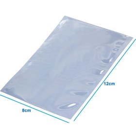 Resim Alkatronik Antistatik Poşet 8x12cm 100 Adet Şeffaf Su Toz Geçirmez Koruyucu Esd Metalize Torba 