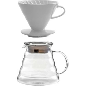 Resim PremiumPort Pratik ve Şık Filtre Kahve Demleme Seti, Ev ve Ofis Için Mükemmel Seçim 