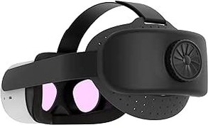 Resim BUSQUEDA Elite Strap for Oculus quest 2,Lightweight & Comfortable Replacement Accessories for Quest 2 Elite Strap, Enhanced Support in VR (Black)) 