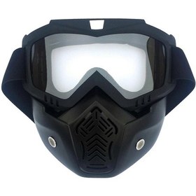 Resim Kar Gözlükleri Motosiklet Kaskı Gözlükleri Maske Açık Hava Sürüşü Rüzgar Geçirmez Gözlükler Puw0704clear 