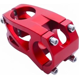 Resim Heugers Truss Bisiklet Gidon Boğazı - 45MM, 31.8mm Gidon Uyumlu, Alüminyum, Kırmızı 