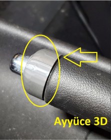 Resim Ayyüce 3d, Mini Cooper R56 R53 El Freni Kenar Bileziği, Siyah 