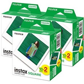 Resim Fujifilm Instax Kare Square 20'li Film 60 Poz 3'lü Set 