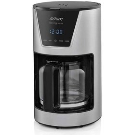 Resim Arzum AR3081-0600 Brewtime Delux Filtre Kahve Makinesi, Inox 