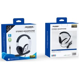 Resim Dobe PS5/PS4/Xbox One Uyumlu Kulaklık Beyaz 