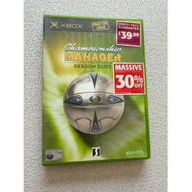 Resim Xbox Championship Manager Season 02/03 Oyun 