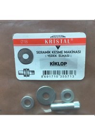 Resim Kristal Seramik Kesme Makinası-kiklop Yedek Elmas Takımı 1 Tk N11.493 