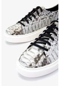 Resim Valmenti Erkek Hakiki Deri Sneakers & Spor Ayakkabı 537 3442 Erk Ayk Y24 Natural Yln Siyah - Beyaz 