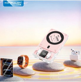 Resim Drnds Konfulon M25w 10.000 Mah 20w Pd Magsafe Powerbank - Pembe 
