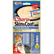Resim Inaba Ciao Churu Skin Coat Cilt ve Tüy Sağlığı Ton Balıklı Ödül Maması 4 x 14 Gr 