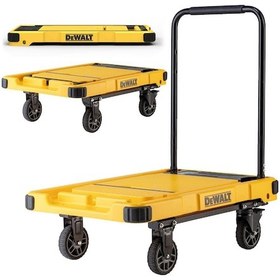 Resim Dewalt Dwt710 200kg Profesyonel Katlanabilir Dört Tekerlekli Yük Ve Paket Taşıma Arabası 