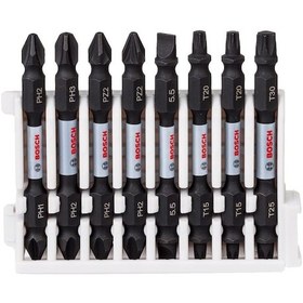 Resim Bosch Impact Ctrl Çift Taraf Vidalama Ucu Paketi 8'li 65 MM - 2608522344 