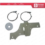 Resim Peugeot 508 MK1 W23 8D 8E 2010-2018 İçin Ön Sağ Cam Kriko Seti 