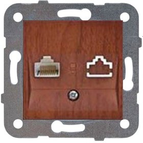 Resim Viko Artline Novella Kiraz Tekli Nümeris Cat-3 Telefon Prizi Çerçevesiz 92615032 