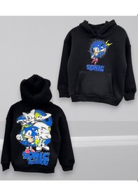 Resim Lolliboomkids Yeni Sezon Erkek Çocuk Sweatshirt Hoodie Siyah 