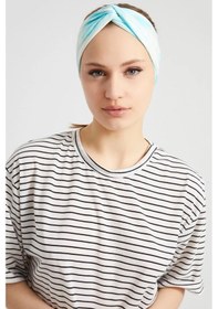 Resim Batik Butik Tasarım Kadın Bandana Saç Bandı, Ekstra Yumuşak, Esnek, Doğal, Pamuklu Penye - Tek Ebat / Batik Bulut Batik Bulut 