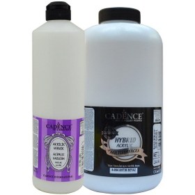 Resim Cadence Multisurfaces Antik Beyaz 2 L + Parlak Vernik 750 ML Set 