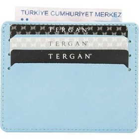 Resim Tergan Mavi Deri Unisex Kredi Kartlık - S1kk00001050-m0k Mavi 
