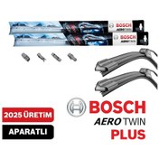Resim Vw Jetta Silecek Takımı 2011-2019 Bosch Aerotwin Plus + Koku 
