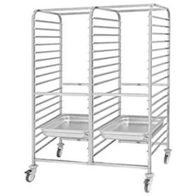 Resim Empero EMP.BA.2.GN-34 Gn Küvet Taşıma Arabası Yüksek İkili 1/1 Gn 