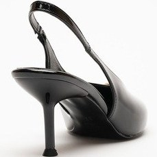 Resim Noemi Arkası Açık Topuklu Ayakkabı Siyah 