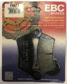 Resim Ebc Fa473 2009-2012 Can-am Spyder RS Uyumlu Arka Fren Balatası Organik Balata 
