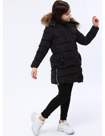 Resim Benitto Kids Kız Çocuk Kaban 1249-siyah Siyah 
