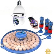 Resim 80 Yumurta Kapasiteli Tam Otomatik Çiftlik Kuluçka Makinesi Wifi Ampul Kamera Hediyeli Mz-80 