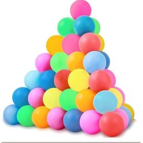 Resim Masis Masa Tenisi Pinpon Topu Renkli 100 Adet 