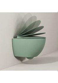 Resim Creavit Free Kanalsız Nil Yeşili Asma Klozet Fe322, Creavit Free Duck Duroplast Yavaş Kapak Yeşil 