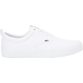 Resim Tommy Hilfiger Erkek Beyaz Erkek Spor Ayakkabı EM0EM00530100 Beyaz 