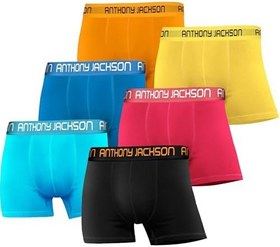Resim Anthony Jackson Likralı 6'lı Kutu Premium Erkek Boxer Color 