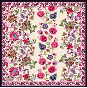 Resim Sura İpek - 90x90 -2400 - 90 X 90 / Pembe - 01 Pembe - 01 