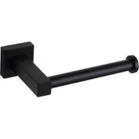 Resim Xhang Paslanmaz Çelik Havlu Yüzük Robe Hooks Elbise Askı Duvara Monte Siyah Bitirmek Tuvalet Rulo Kağıt Tutucu Banyo Aksesuarları | Banyo Donanım Setleri 