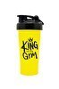 Resim Cool Plastik Shaker King Of The Gym 650 CC Shaker Sarı 