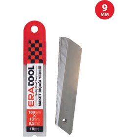 Resim Eratool MAKET BIÇAK YEDEK AĞZI DAR 9MM ERA59081 ERATOOL (10 ADET) 