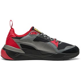 Resim Puma 30876204 Ferrari Trinity 2 Bla Siyah - Kırmızı Erkek Lifestyle Ayakkabı 