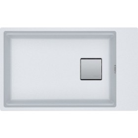 Resim Franke Kubus 2 Kng 110-62 Granit Bianco Eviye 